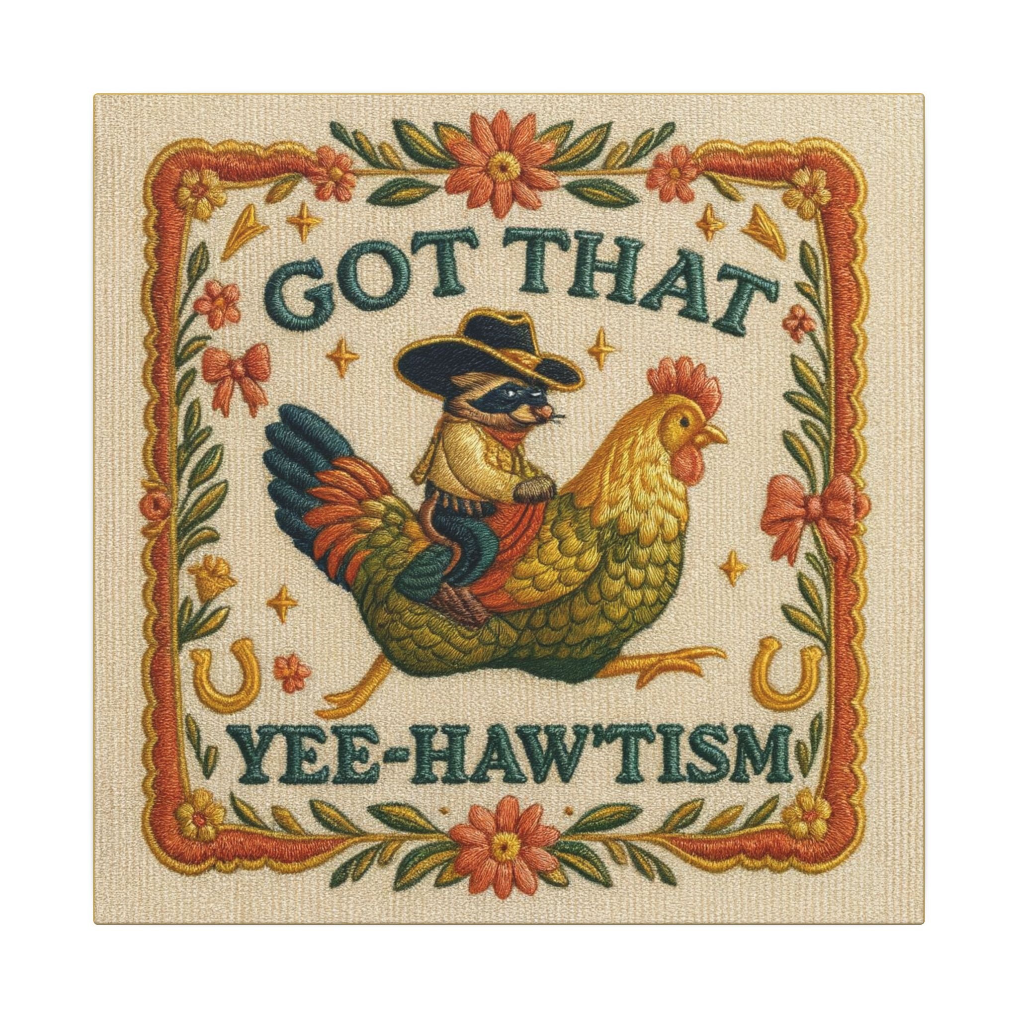 Yee-Hawtism Canvas
