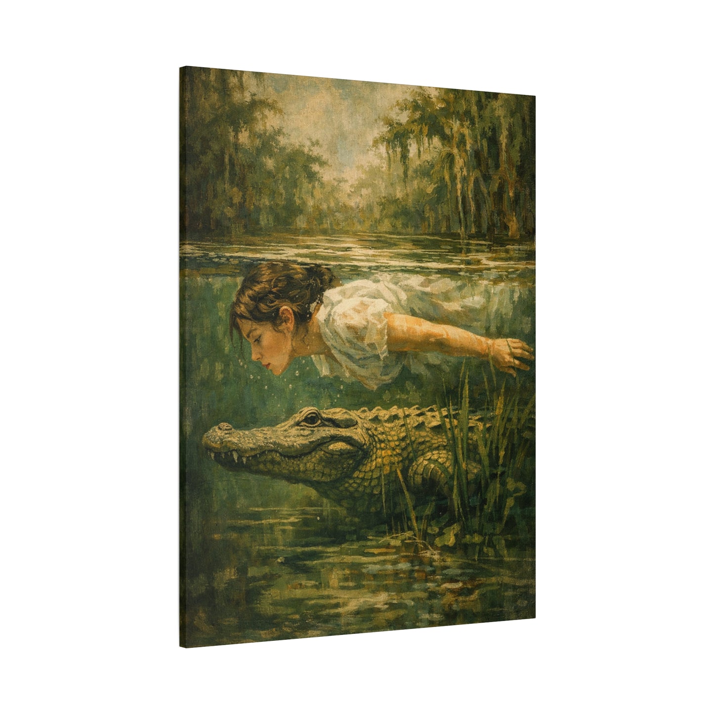 Alligator Whisperer Canvas