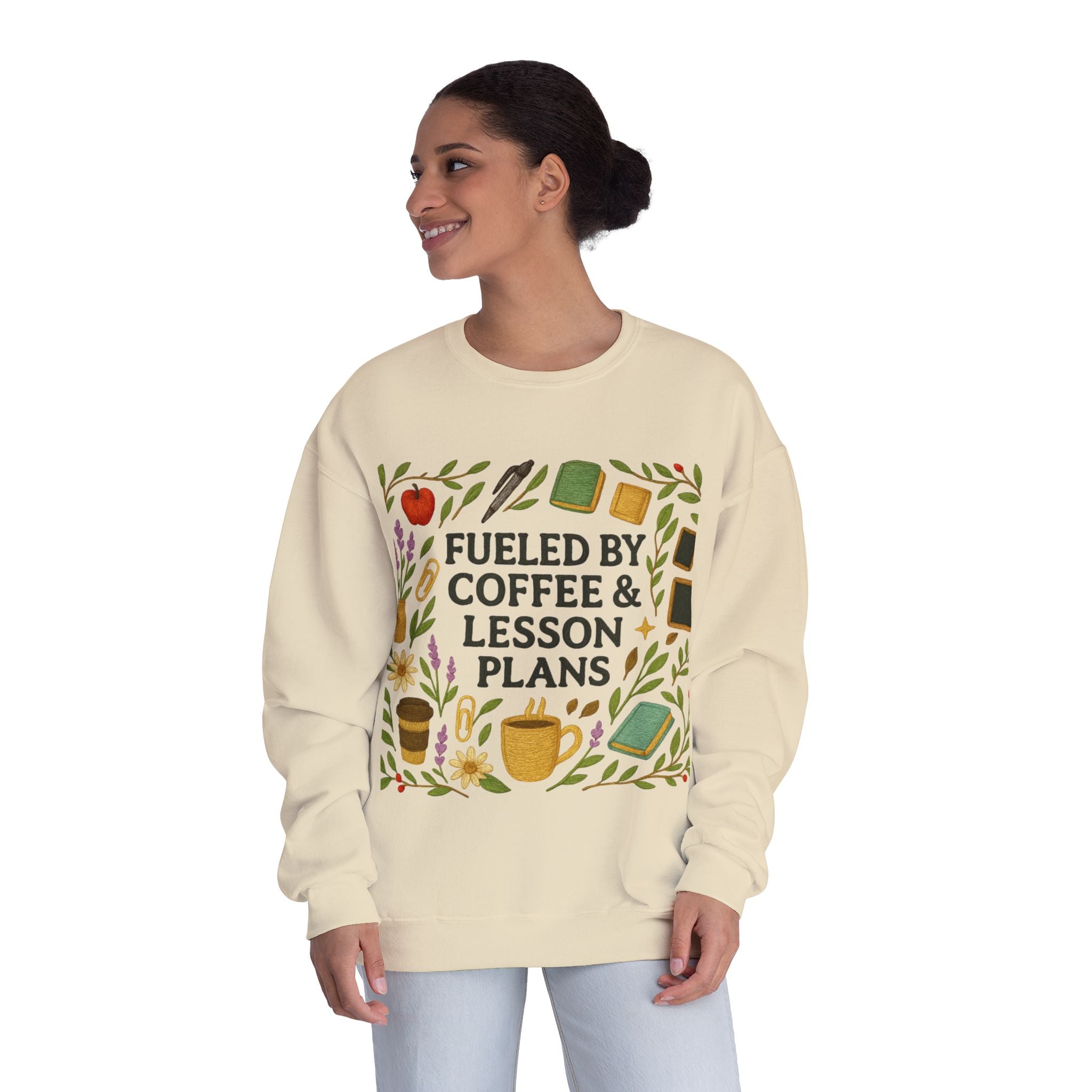 Coffee & Lesson Plans Crewneck Sweatshirt