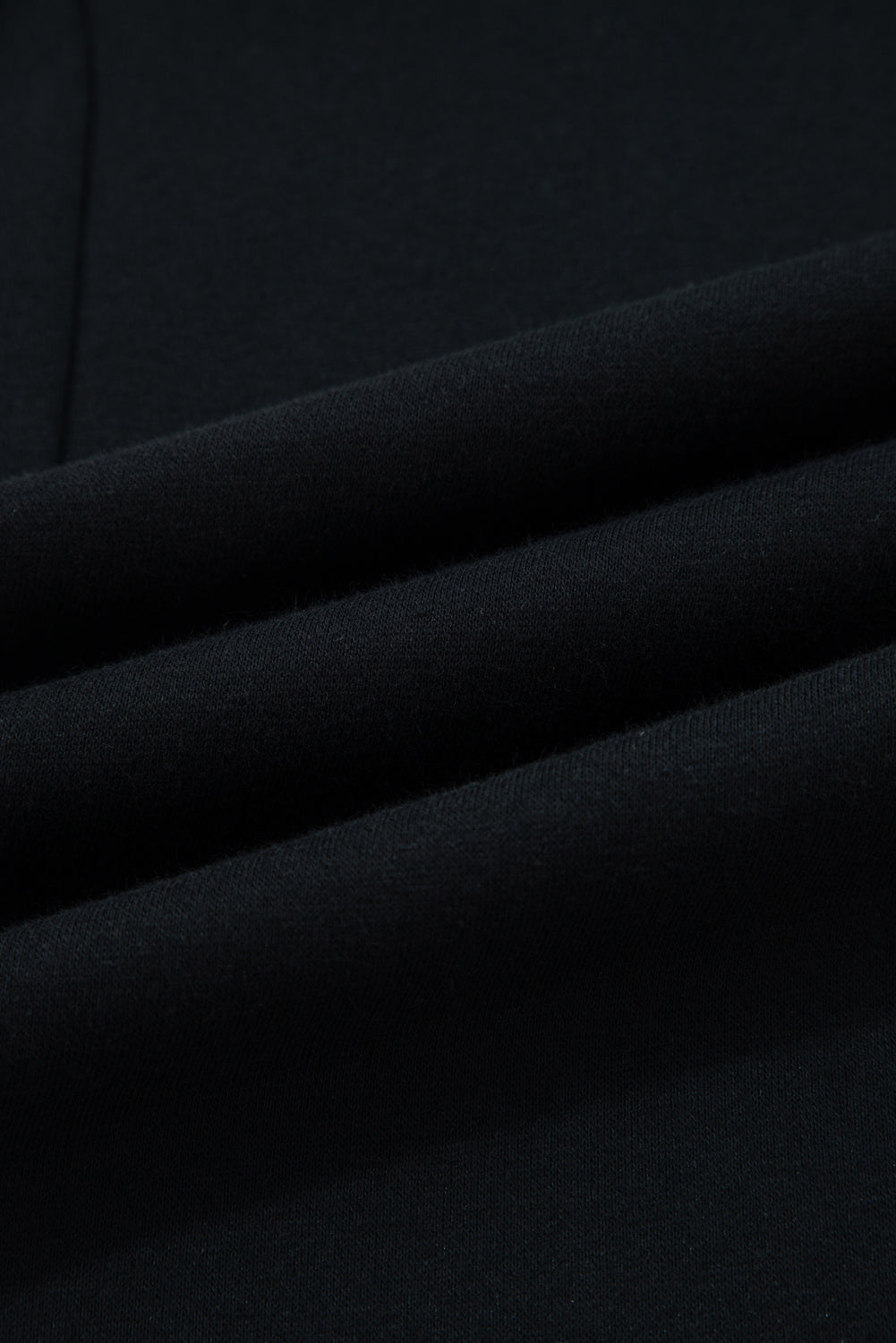 Black Leopard Drawstring Winter Fleece Pants