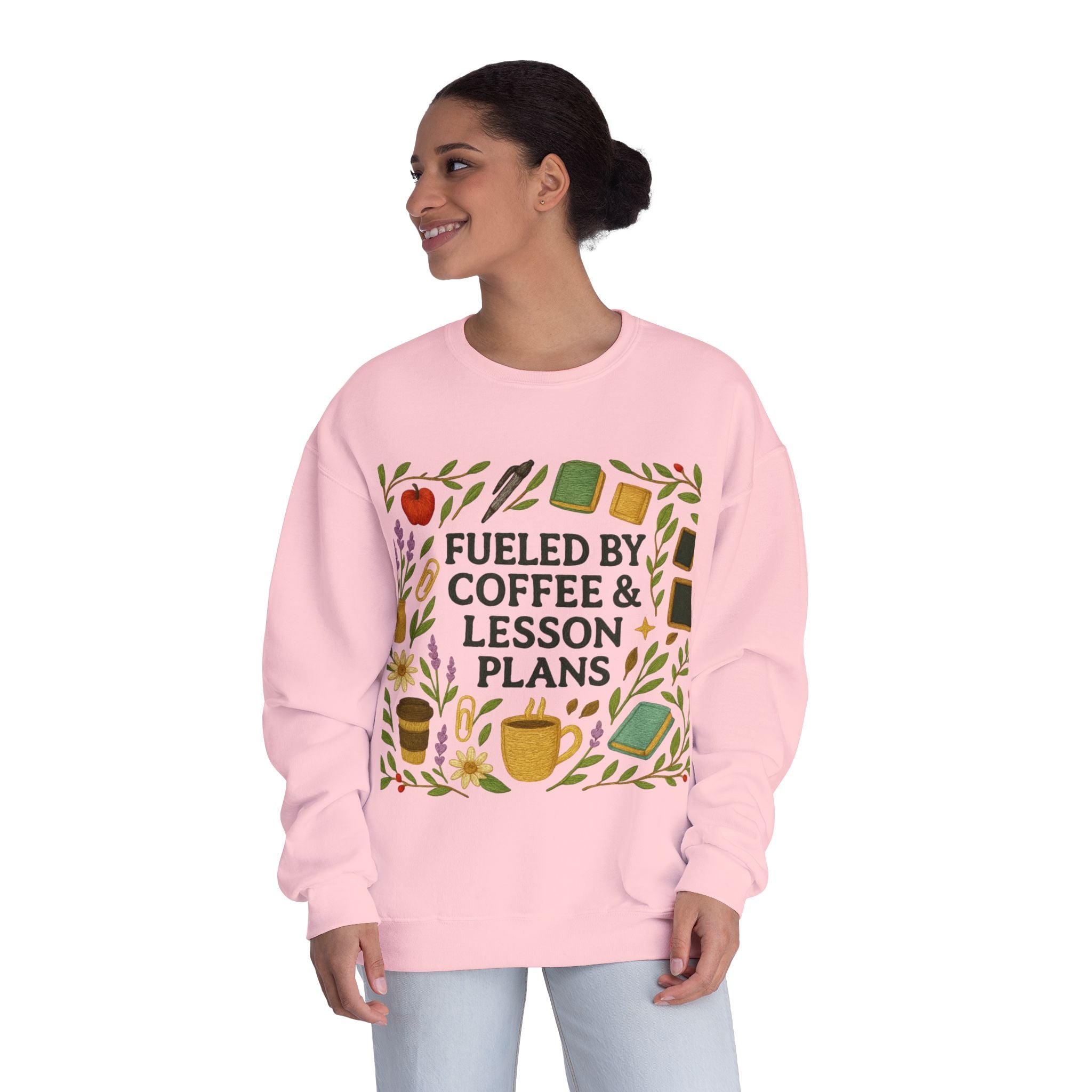 Coffee & Lesson Plans Crewneck Sweatshirt