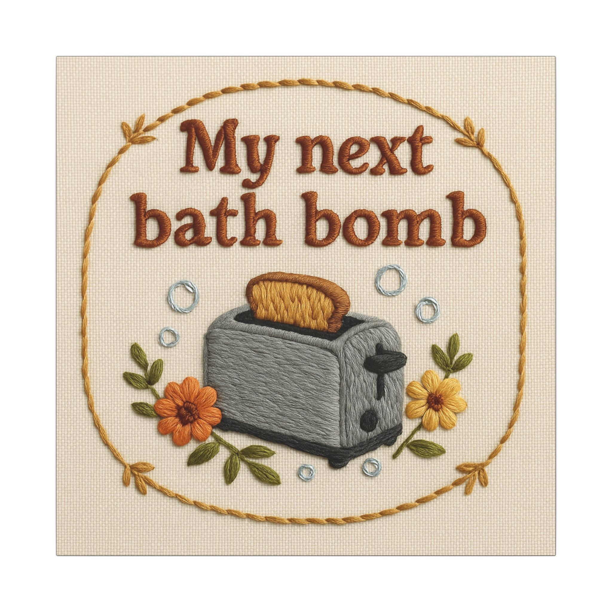 Bath Bomb Canvas
