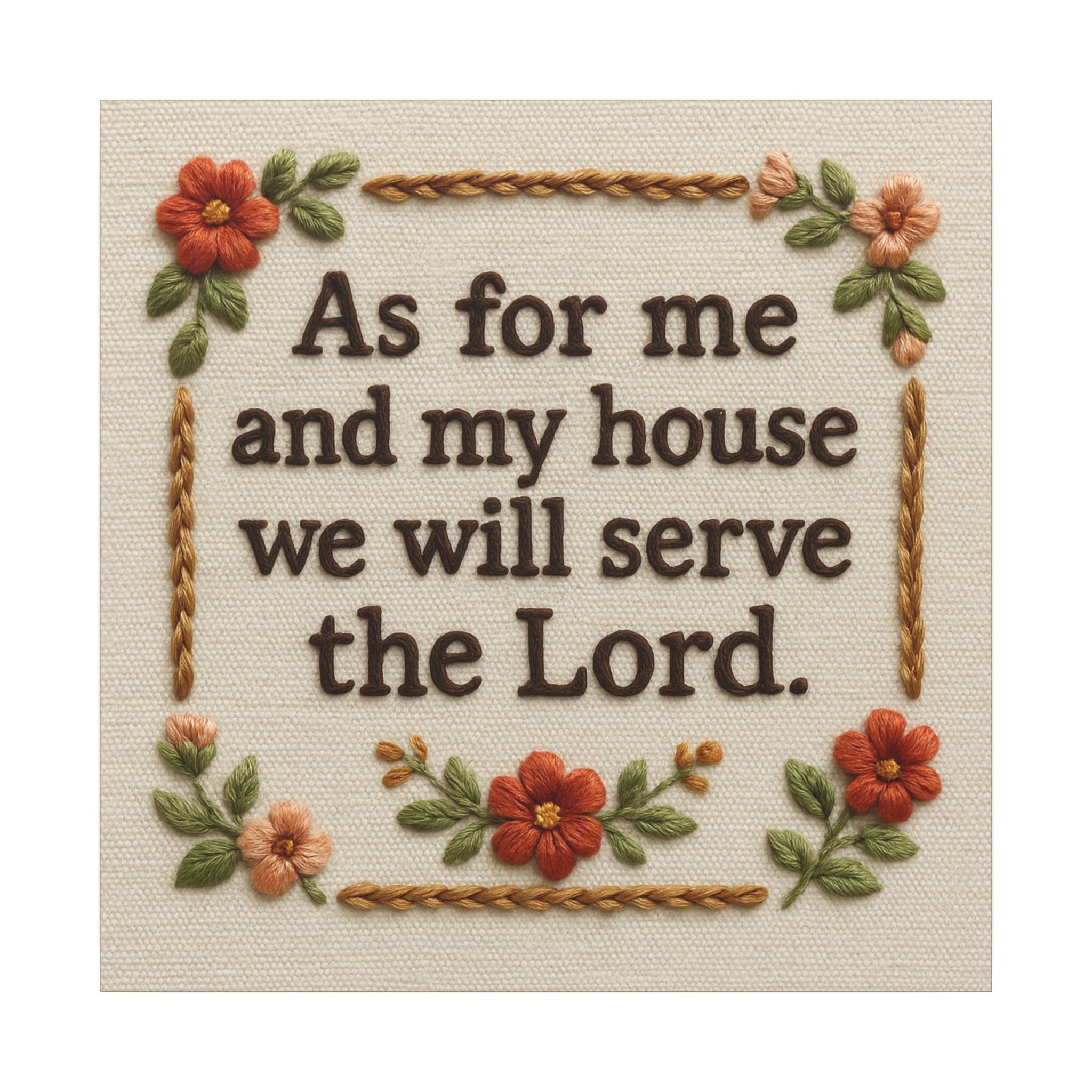 Serve The Lord Canvas