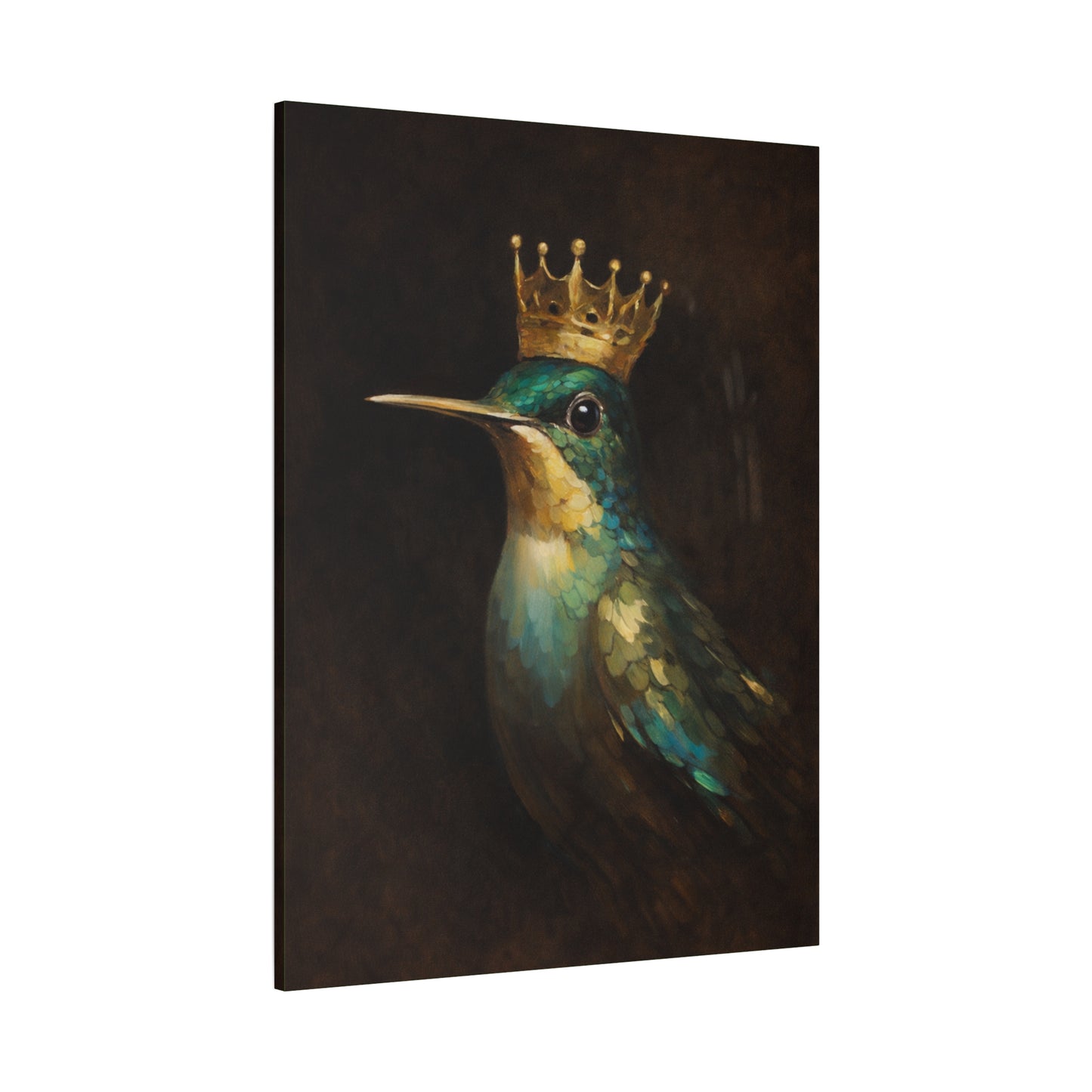Crowned Hummingbird Canvas