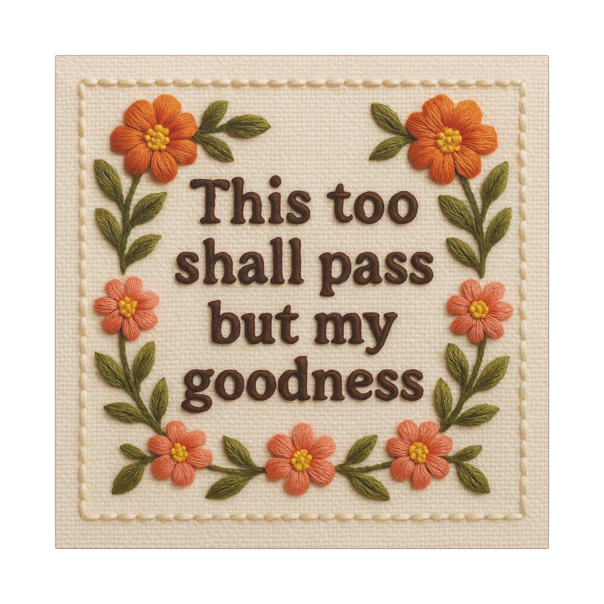 Shall Pass Canvas
