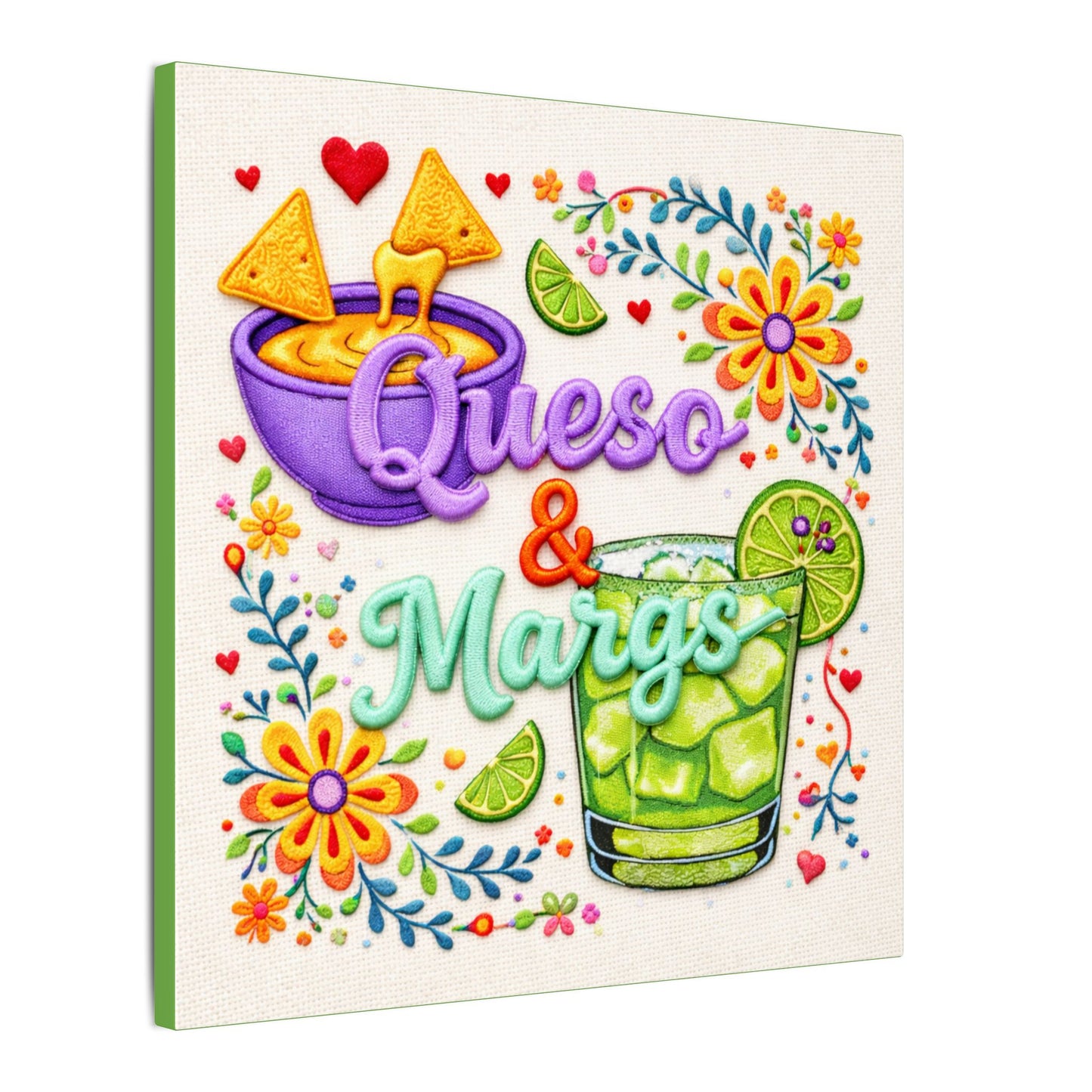 Queso & Margs Canvas