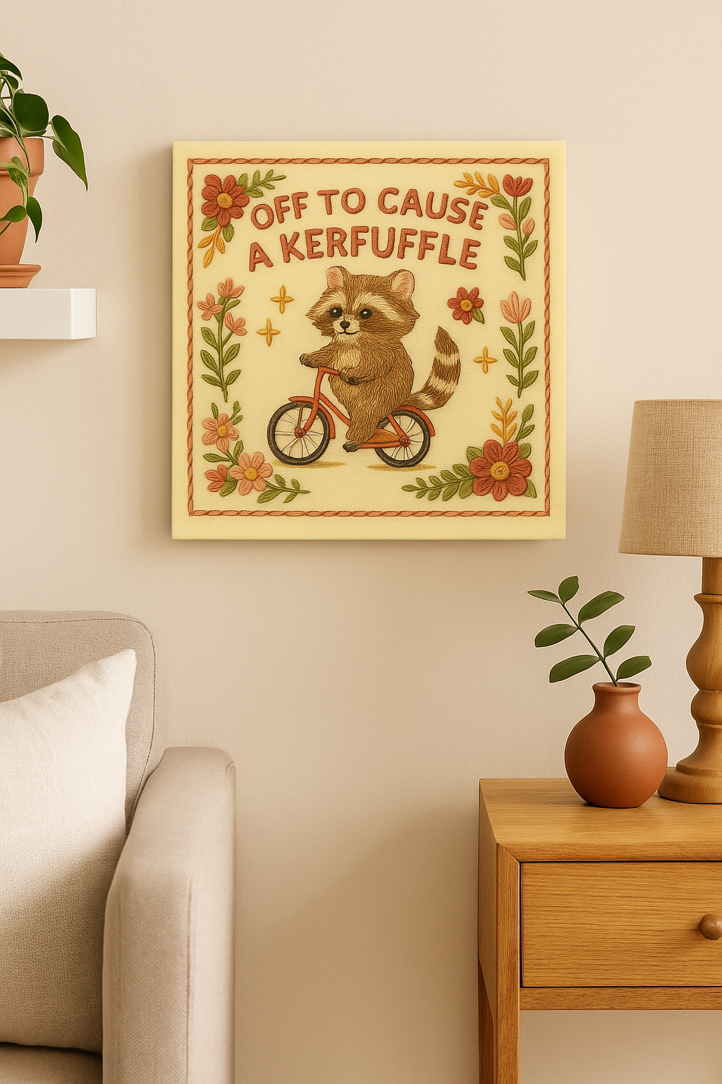 Kerfuffle Time Canvas