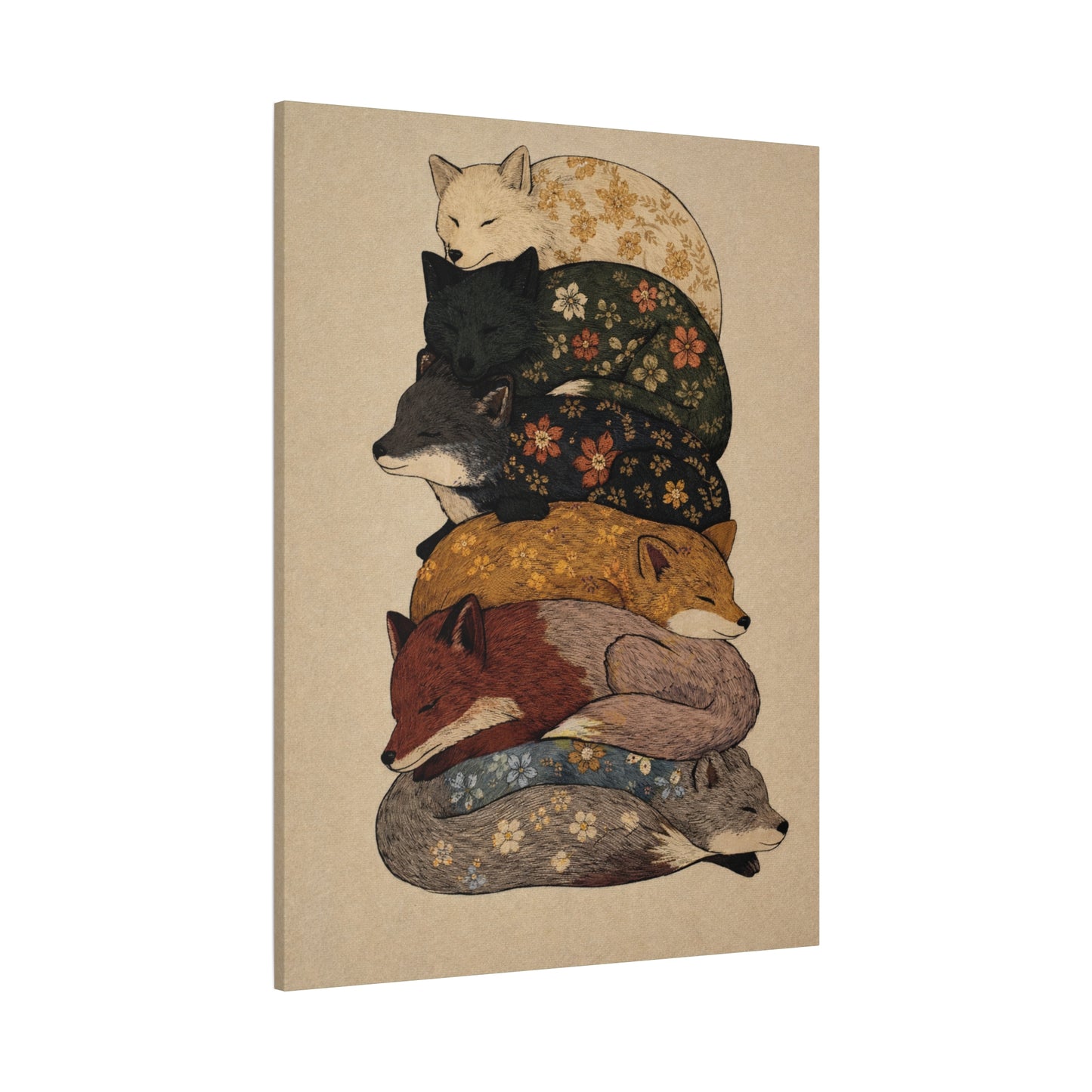 Fox Stack Canvas