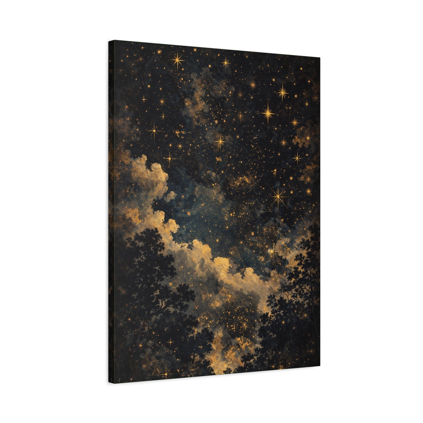 Starry Night Sky Canvas