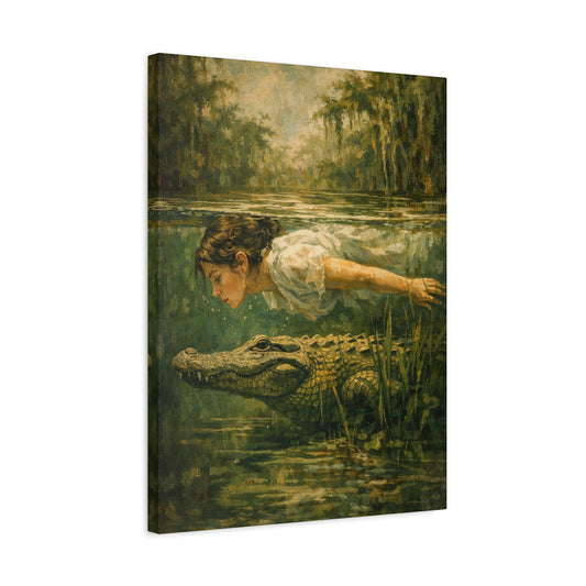 Alligator Whisperer Canvas