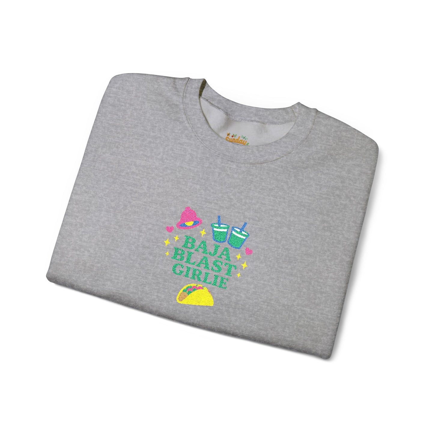 Baja Blast Girlie Unisex Heavy Blend™ Crewneck Sweatshirt