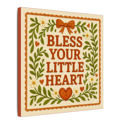 Bless Your Little Heart Canvas