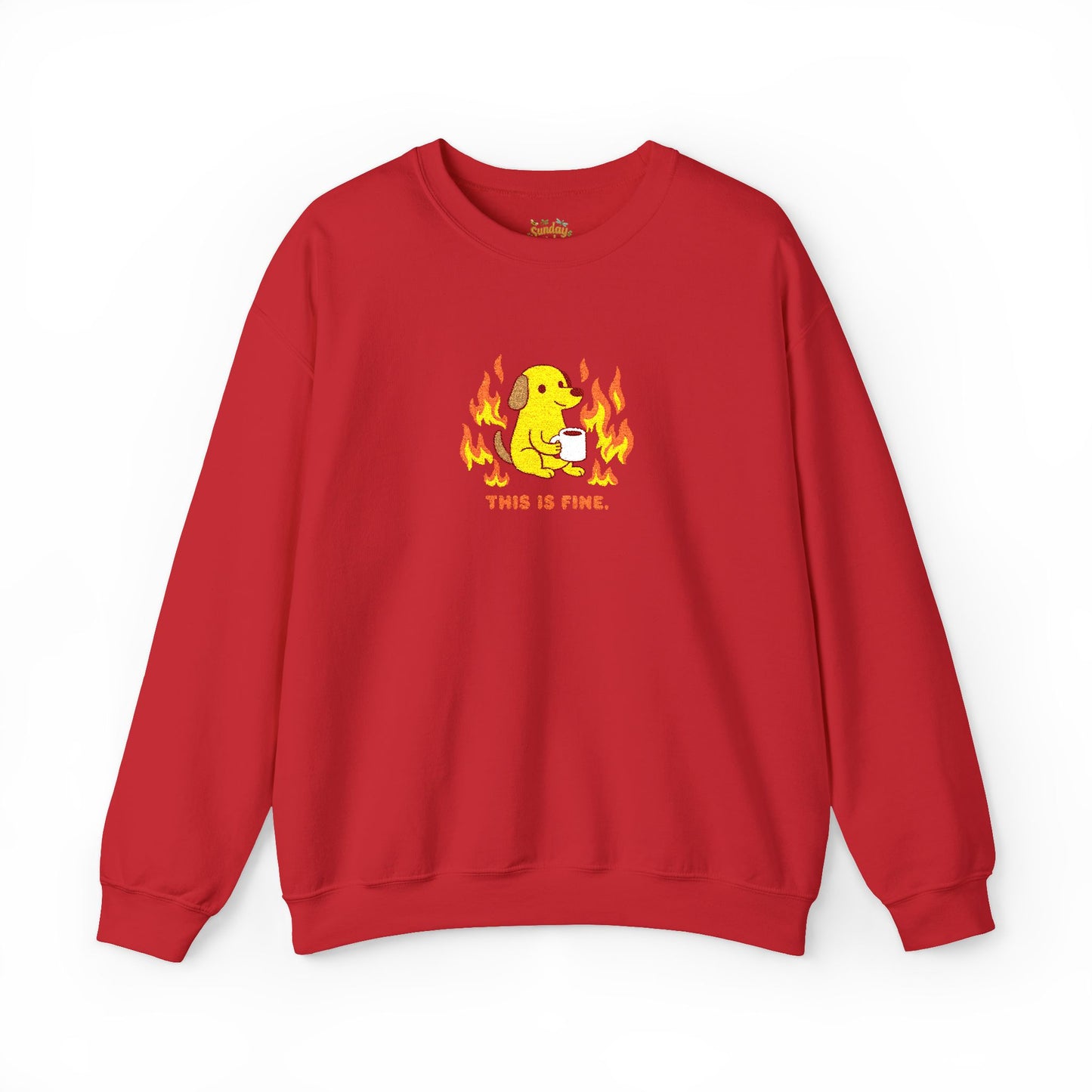 This is fine Unisex Heavy Blend™ Crewneck Sweatshirt