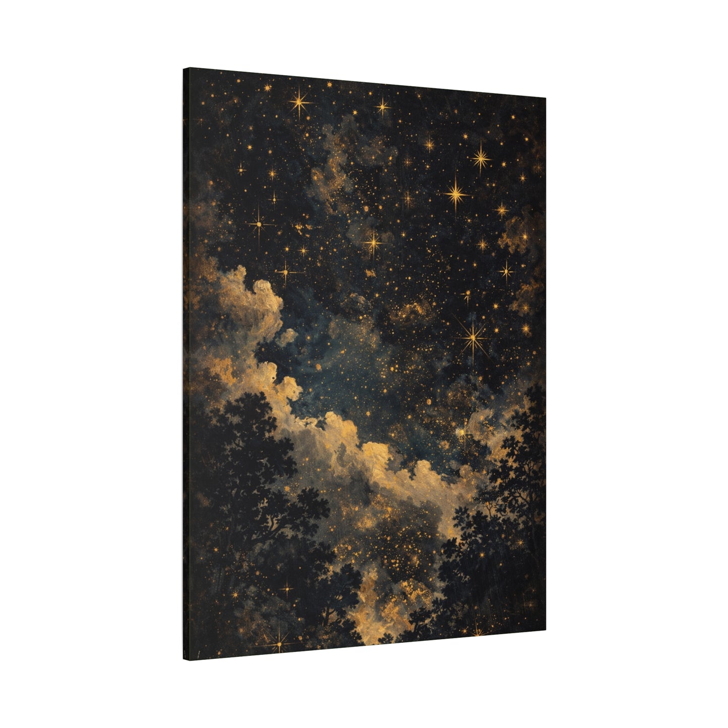 Starry Night Sky Canvas