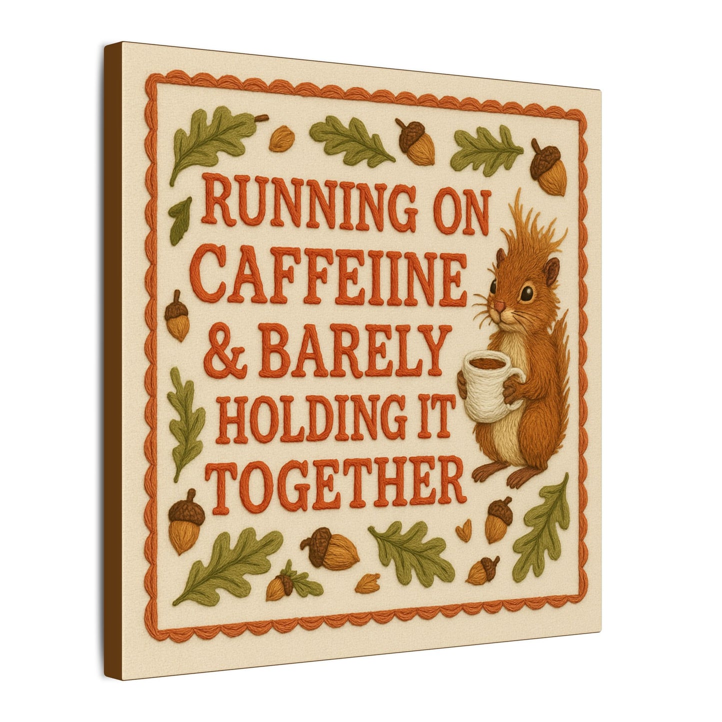 Running on Caffeine Canvas