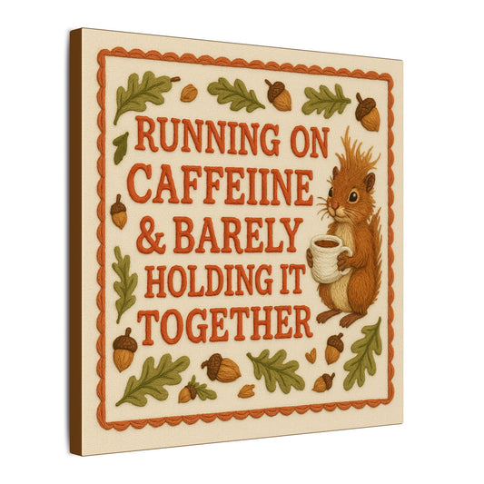 Running on Caffeine Canvas