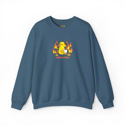 This is fine Unisex Heavy Blend™ Crewneck Sweatshirt