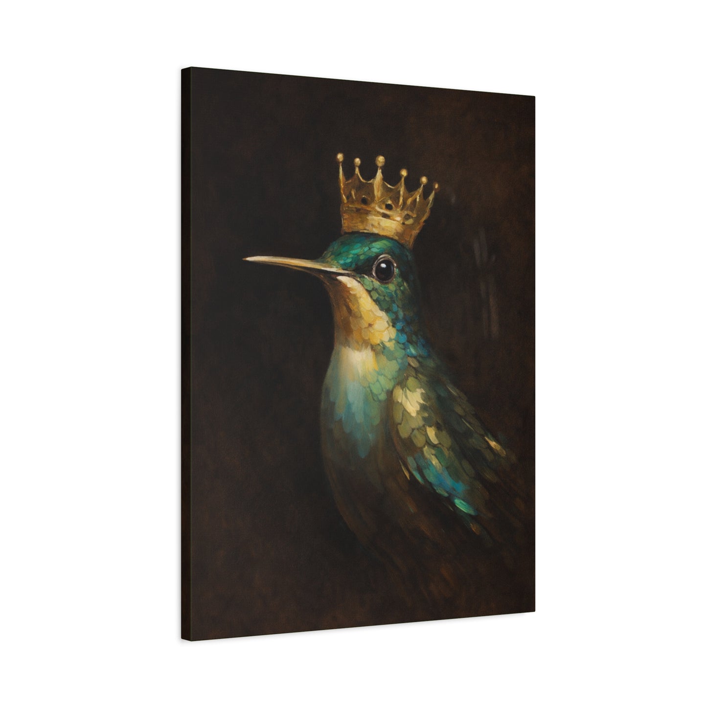 Crowned Hummingbird Canvas