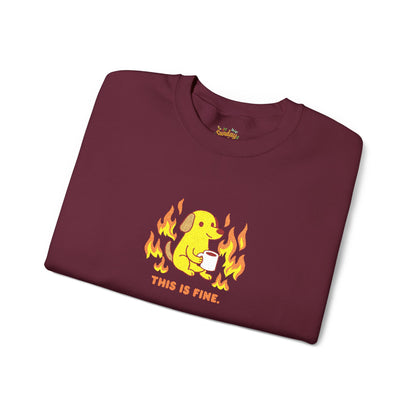 This is fine Unisex Heavy Blend™ Crewneck Sweatshirt