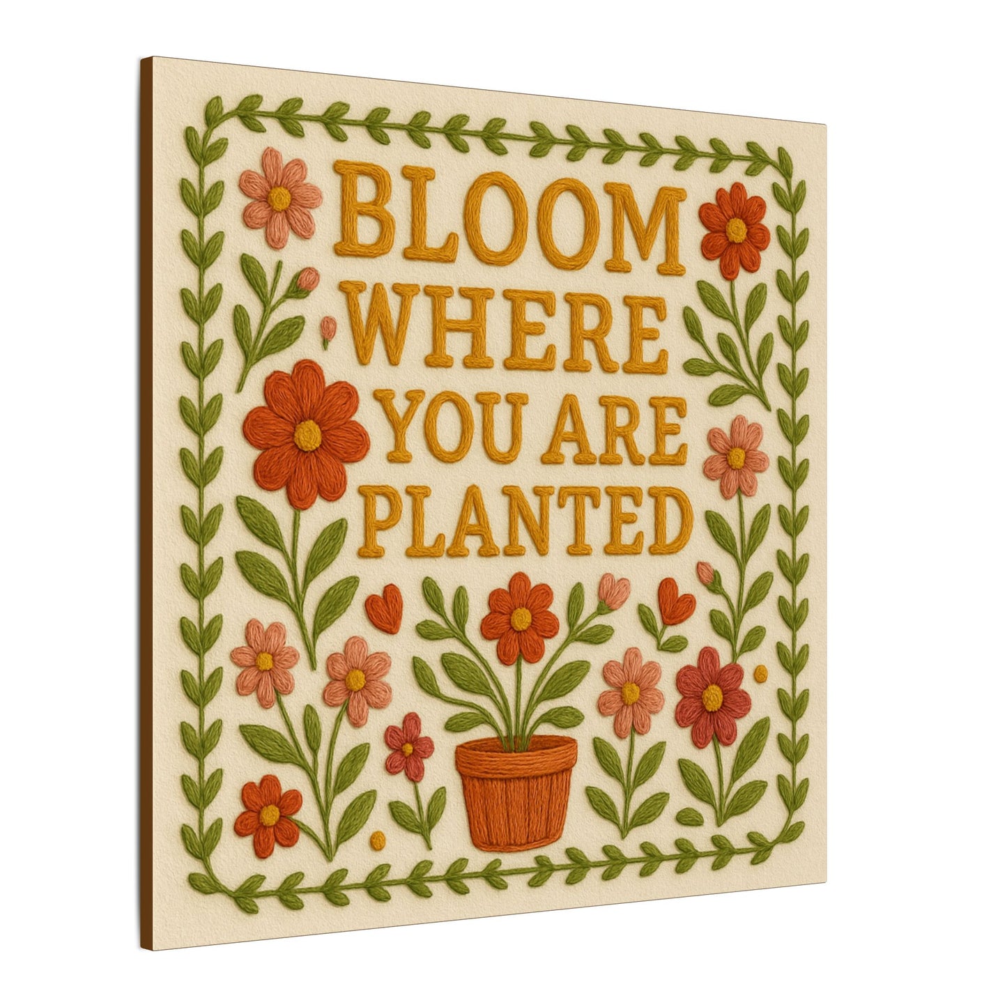 Bloom Where You Are Planted Canvas