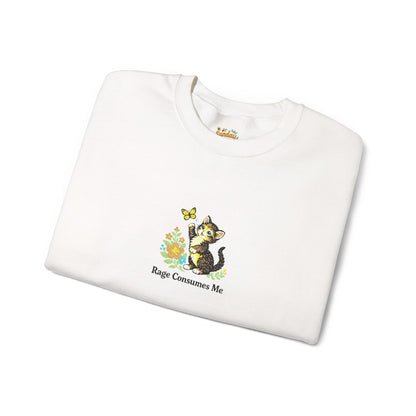Rage Consumes Me Unisex Heavy Blend™ Crewneck Sweatshirt