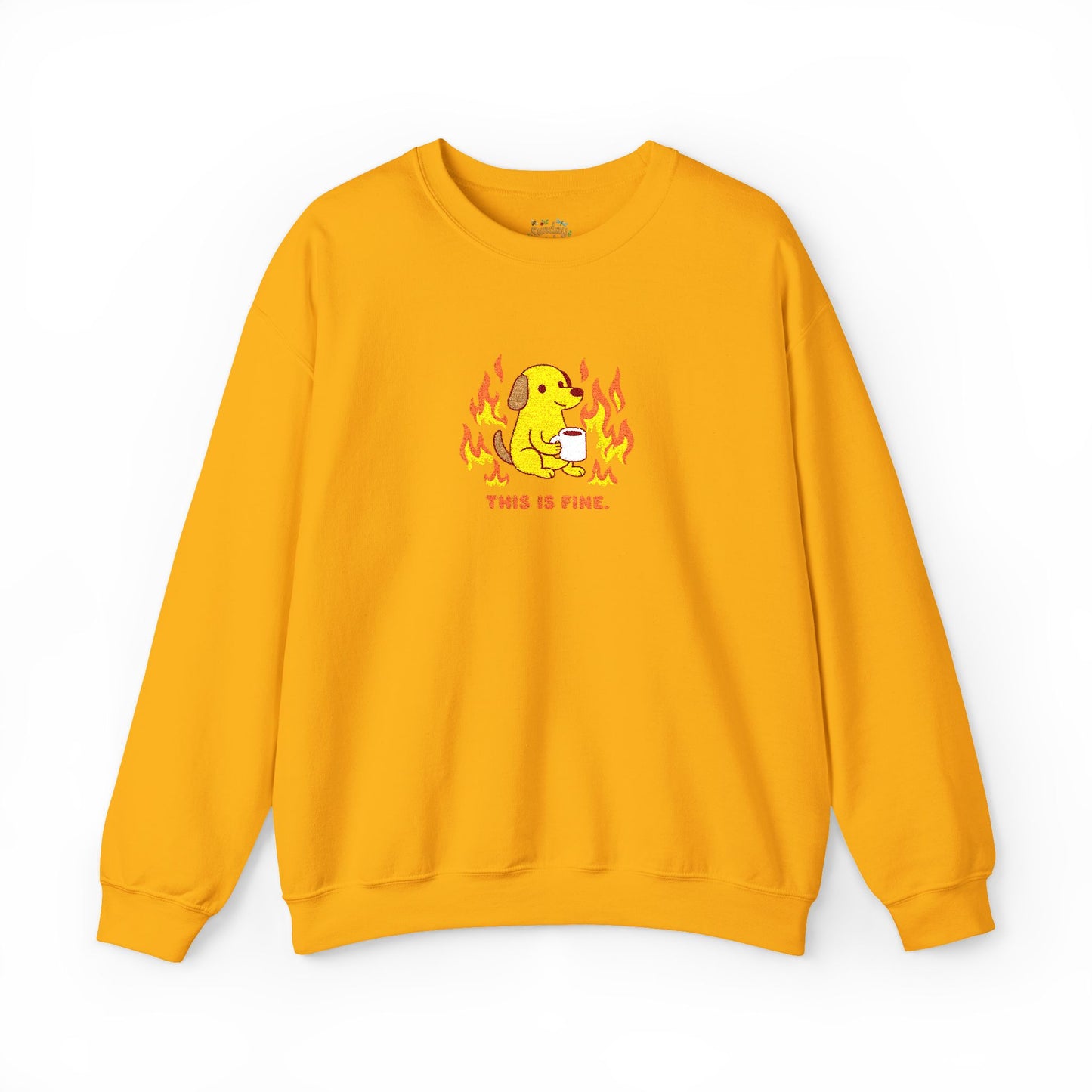 This is fine Unisex Heavy Blend™ Crewneck Sweatshirt