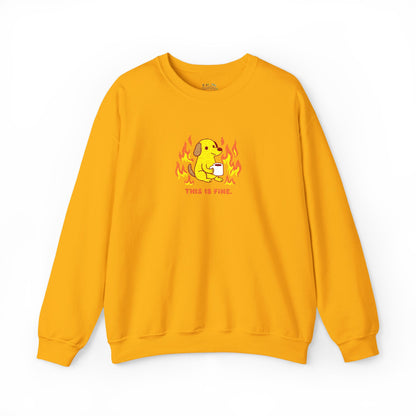 This is fine Unisex Heavy Blend™ Crewneck Sweatshirt