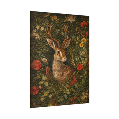 Woodland Jackalope Canvas