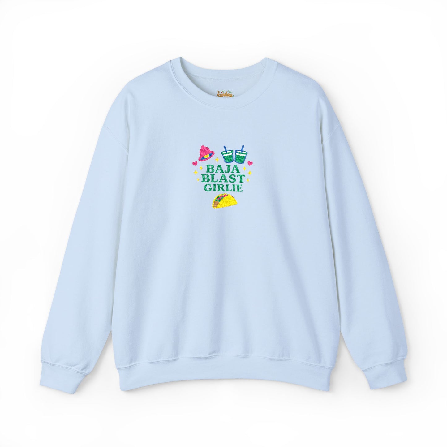 Baja Blast Girlie Unisex Heavy Blend™ Crewneck Sweatshirt