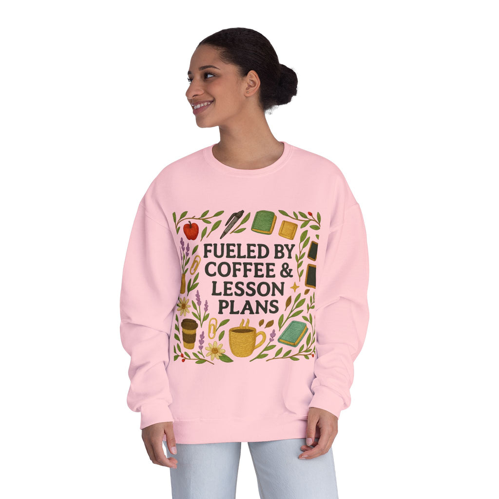 Coffee & Lesson Plans Crewneck Sweatshirt