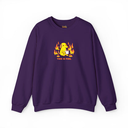 This is fine Unisex Heavy Blend™ Crewneck Sweatshirt