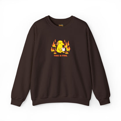 This is fine Unisex Heavy Blend™ Crewneck Sweatshirt