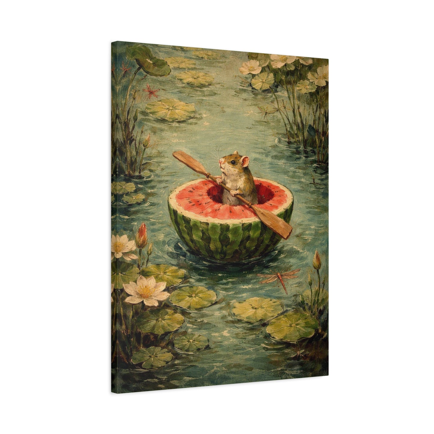 Watermelon Boat Canvas