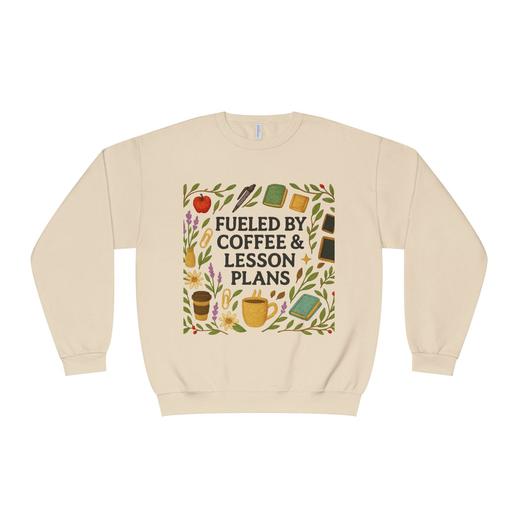Coffee & Lesson Plans Crewneck Sweatshirt