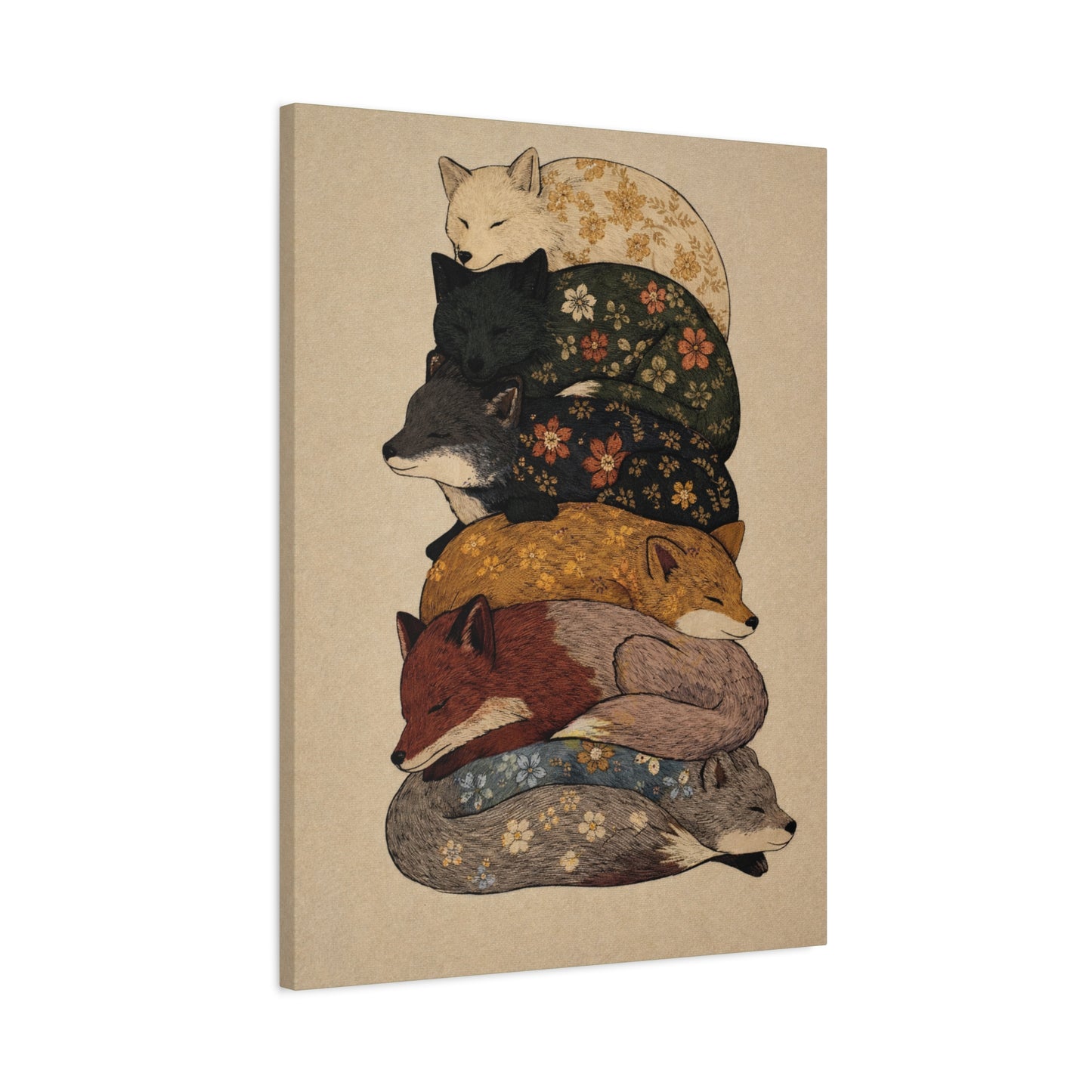 Fox Stack Canvas