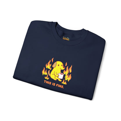 This is fine Unisex Heavy Blend™ Crewneck Sweatshirt