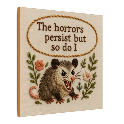 The Horrors Persist Canvas