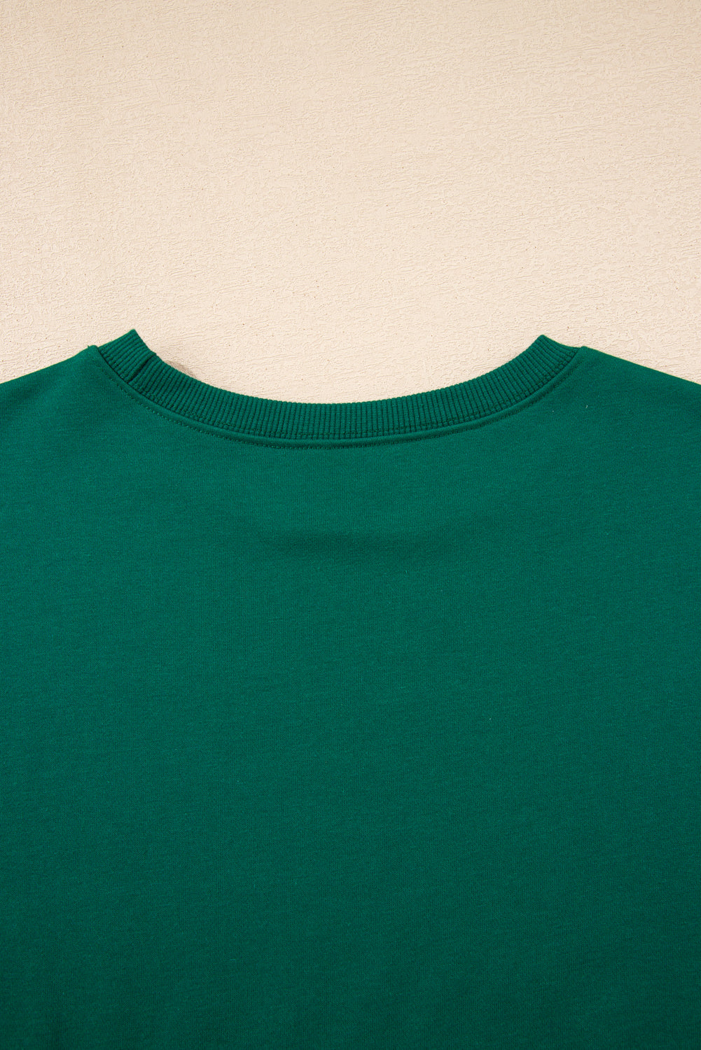 Evergreen Varsity Stripe Detail Drop Shoulder Pullover Mini Skort Set