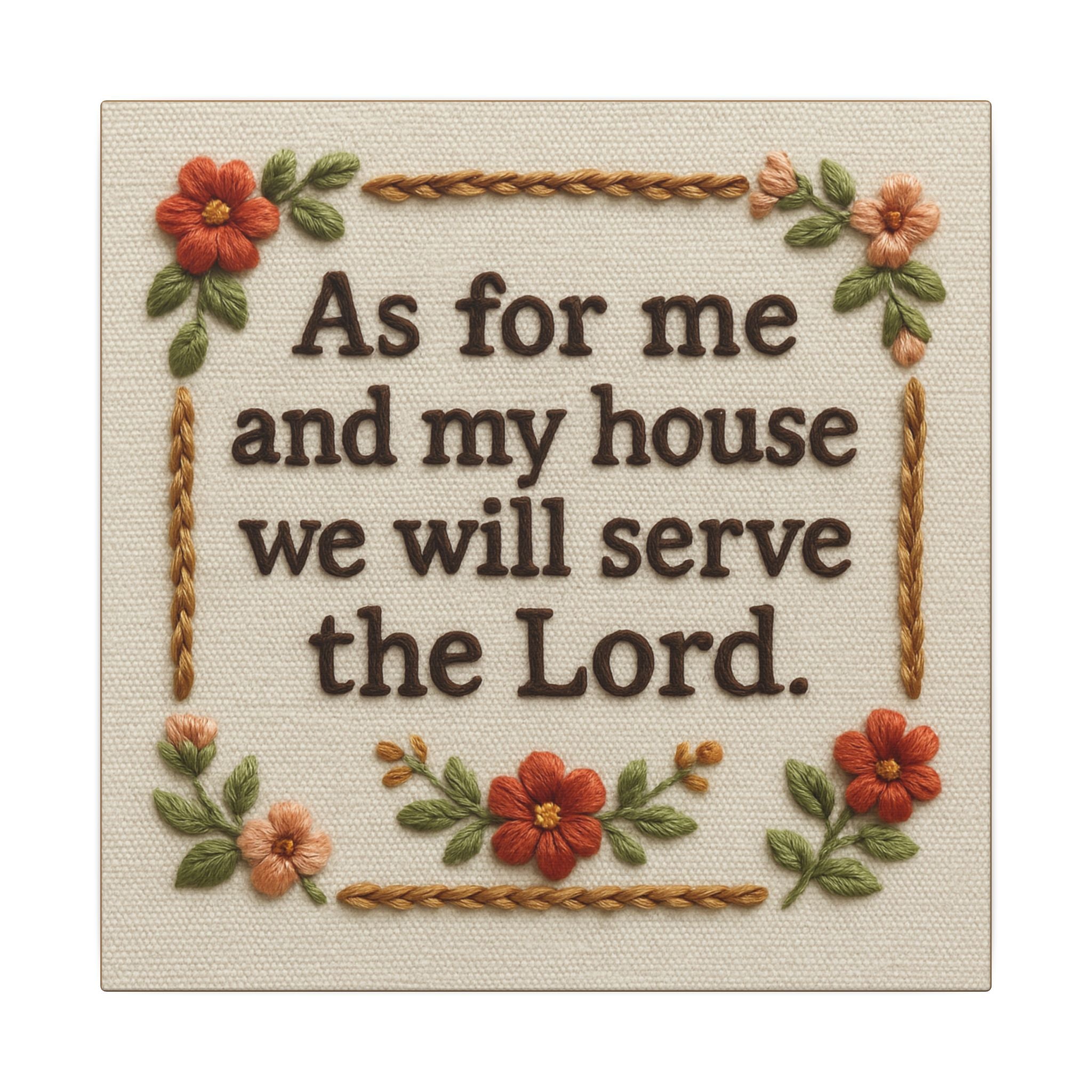 Serve The Lord Canvas