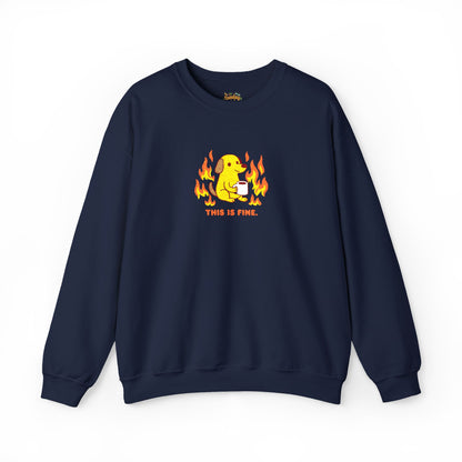 This is fine Unisex Heavy Blend™ Crewneck Sweatshirt