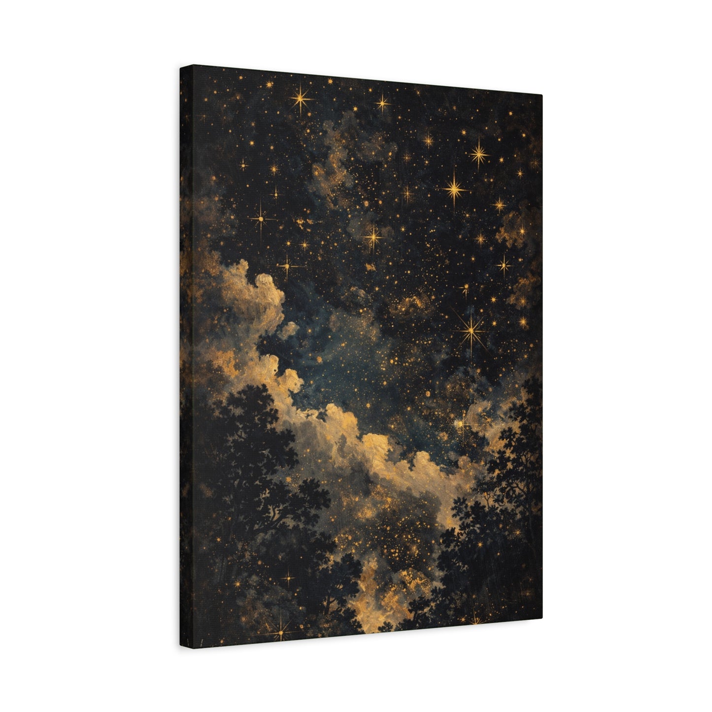 Starry Night Sky Canvas