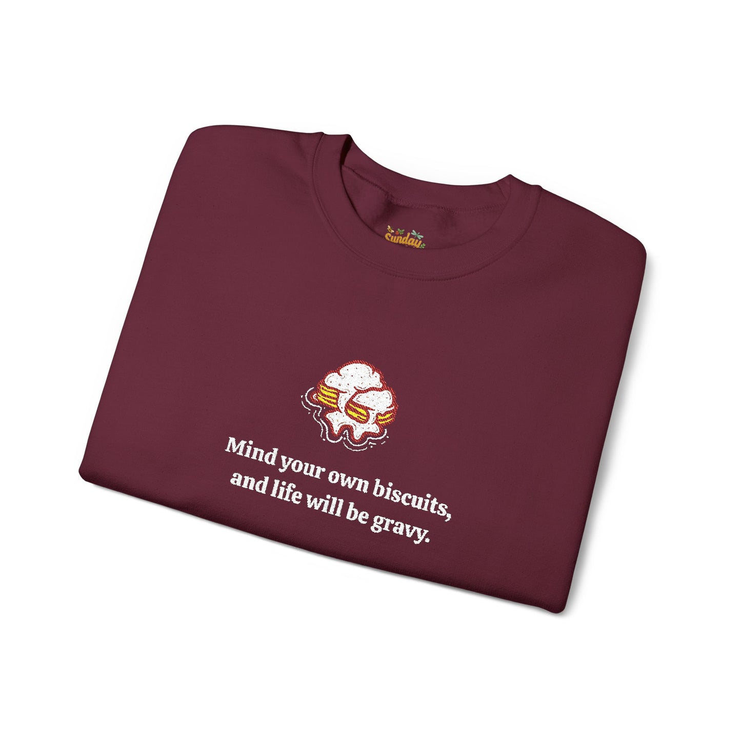 Mind your biscuits  Unisex Heavy Blend™ Crewneck Sweatshirt
