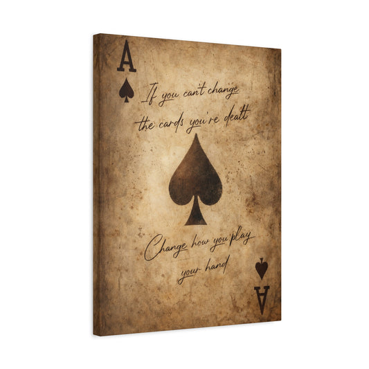 Cards Dealt Canvas