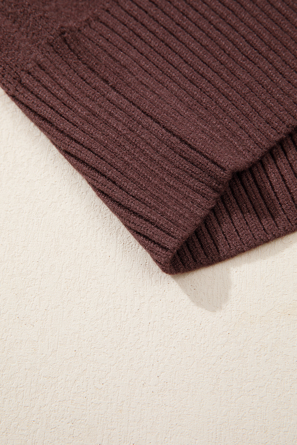 Brown Star Boots Print Cropped Knit Sweater