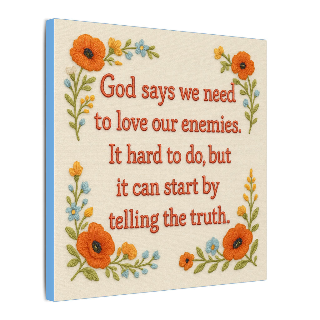 Love Enemies TH Canvas