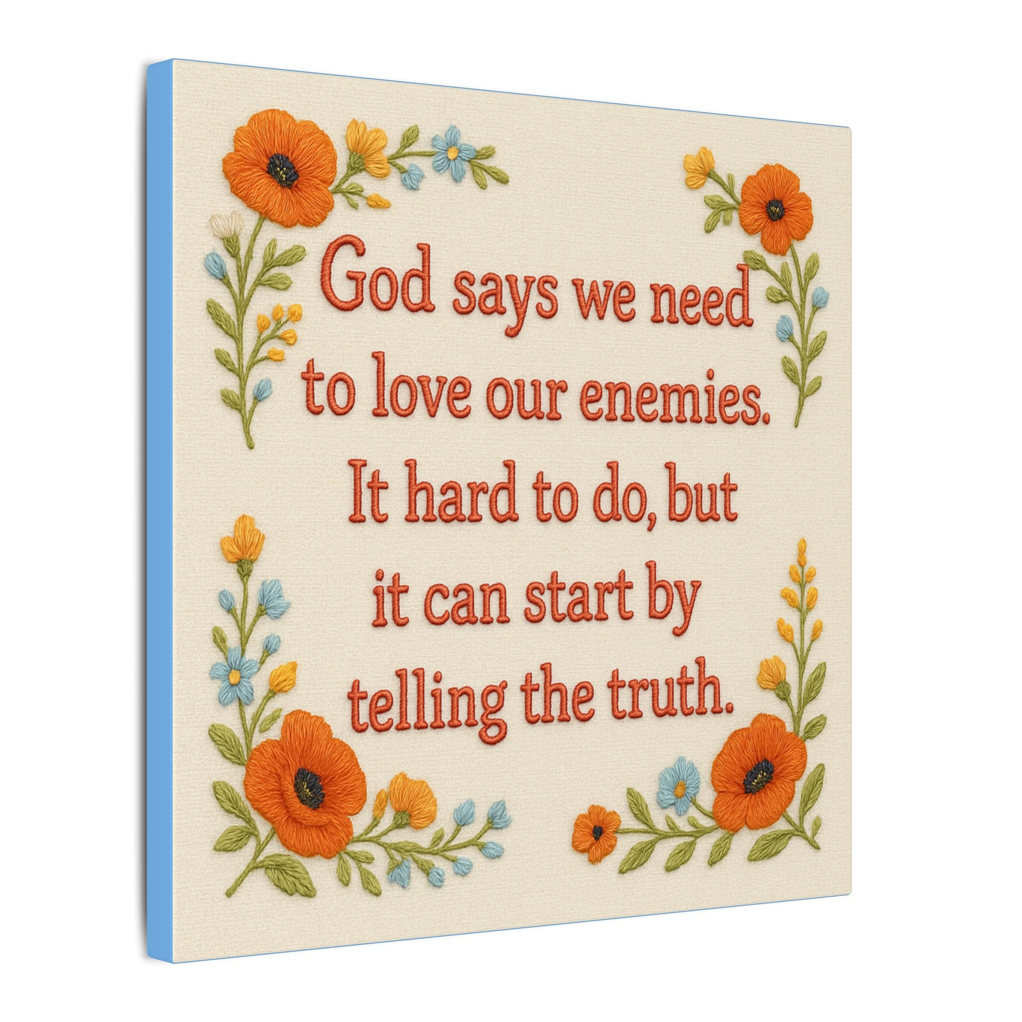 Love Enemies TH Canvas