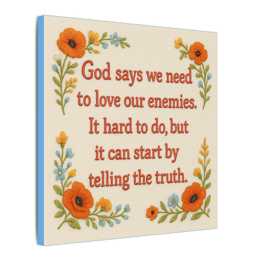 Love Enemies TH Canvas