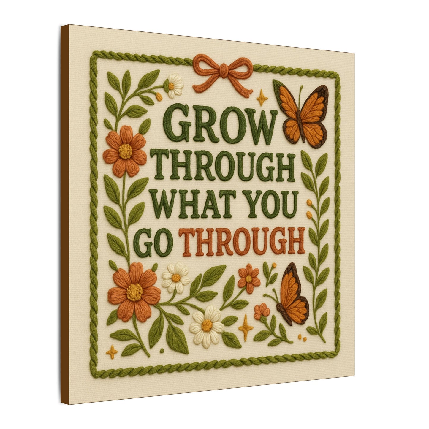 Grow Through What You Go Through Canvas