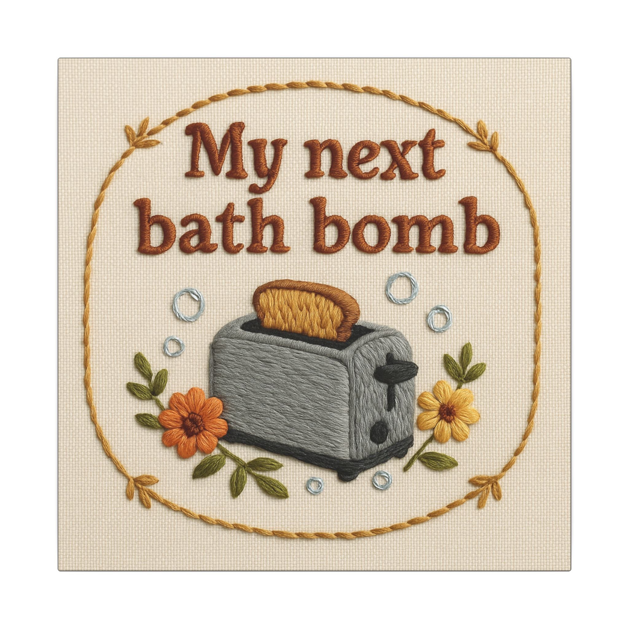 Bath Bomb Canvas