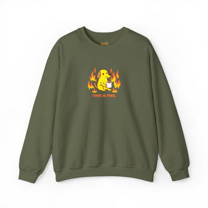 This is fine Unisex Heavy Blend™ Crewneck Sweatshirt